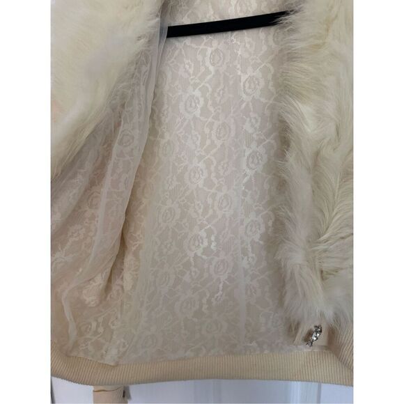 *Vintage* sweater with fur collar - Picture 4 of 5